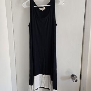 Jones New York Black and White High Low Dress